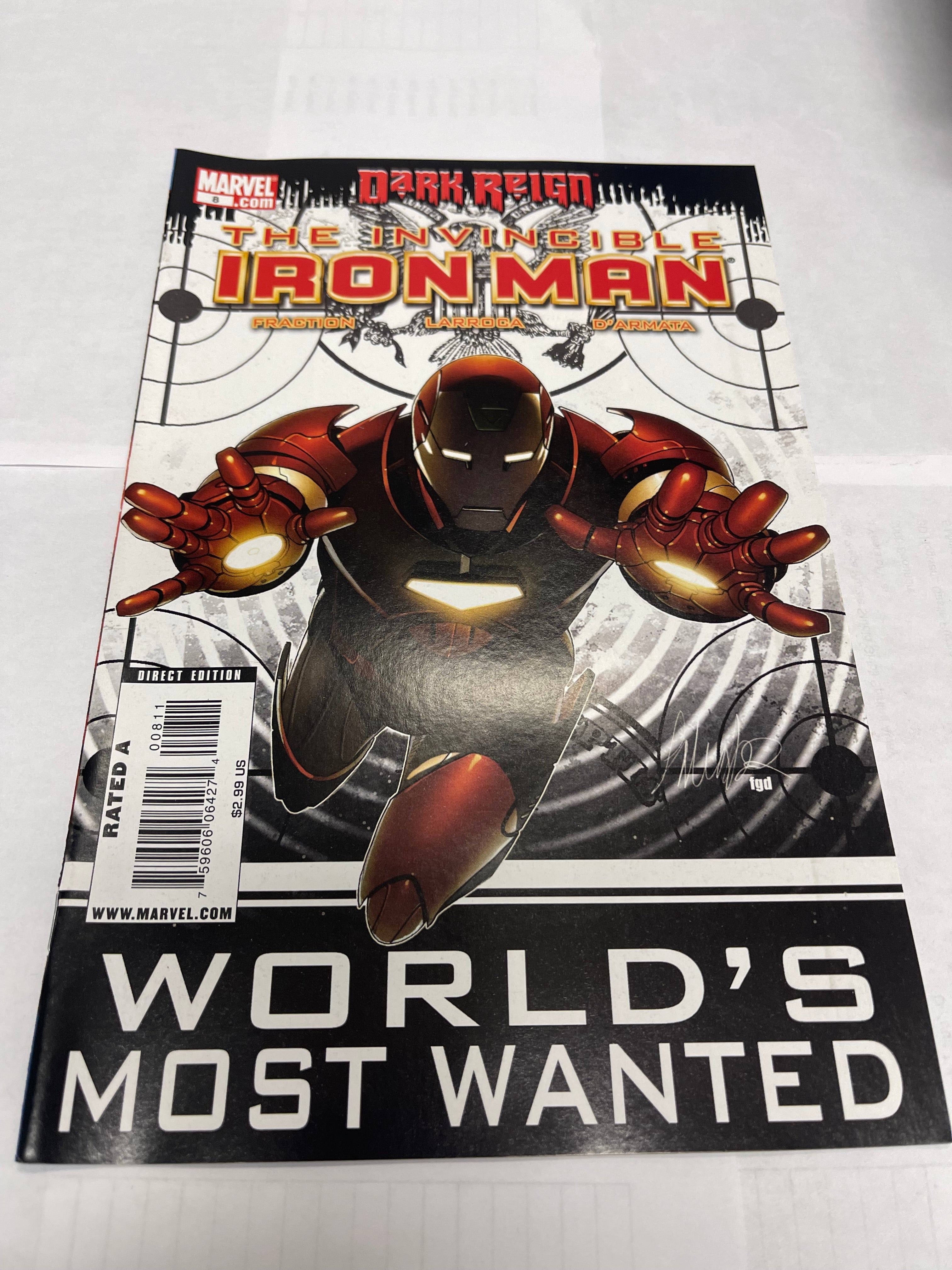 Invincible Iron Man #8 February 2009 | Dragon's Lair Comics and Fantasy Houston TX