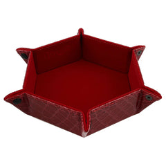 Forged Gaming Hexagon Snap Folding Dice Tray - Various Colors | Dragon's Lair Comics and Fantasy Houston TX