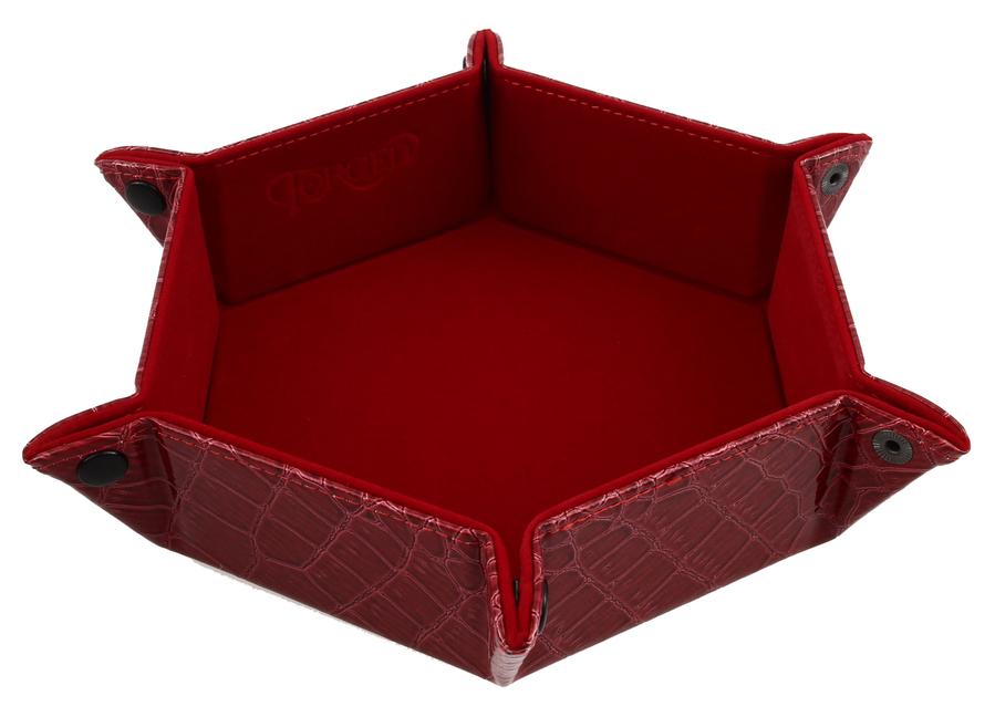Forged Gaming Hexagon Snap Folding Dice Tray - Various Colors | Dragon's Lair Comics and Fantasy Houston TX