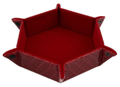 Forged Gaming Hexagon Snap Folding Dice Tray - Various Colors | Dragon's Lair Comics and Fantasy Houston TX