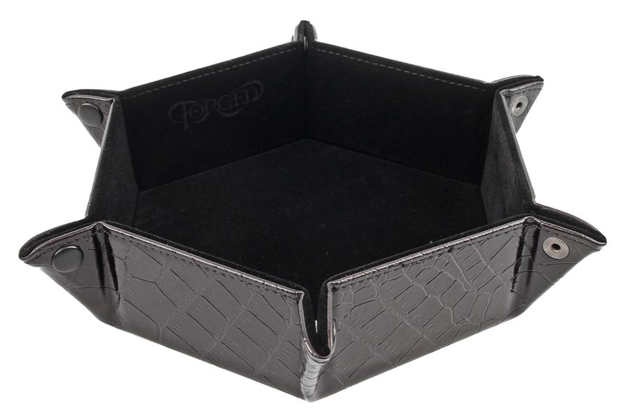 Forged Gaming Hexagon Snap Folding Dice Tray - Various Colors | Dragon's Lair Comics and Fantasy Houston TX