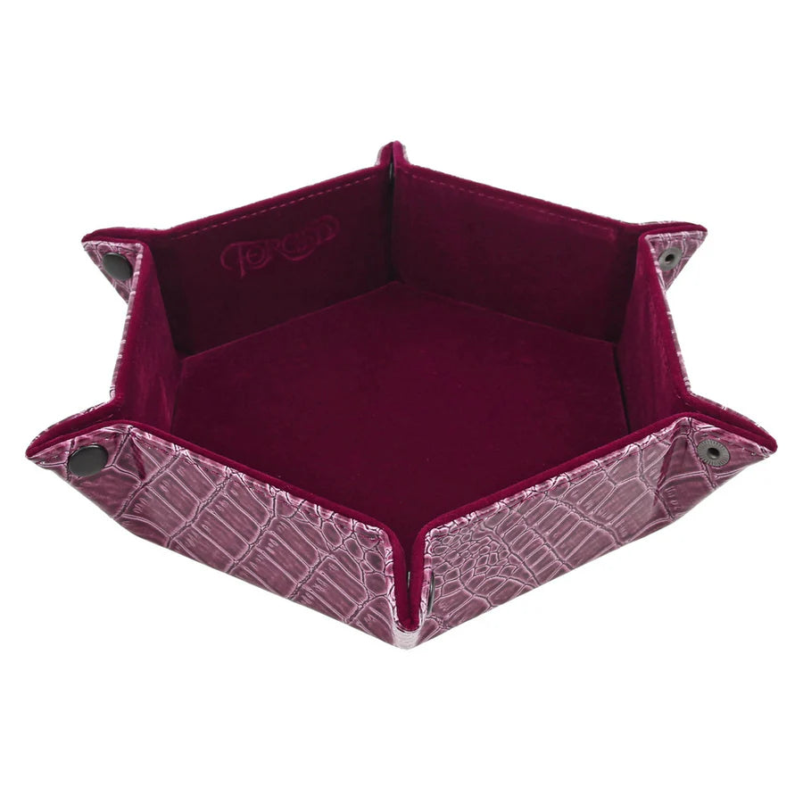 Forged Gaming Hexagon Snap Folding Dice Tray - Various Colors | Dragon's Lair Comics and Fantasy Houston TX