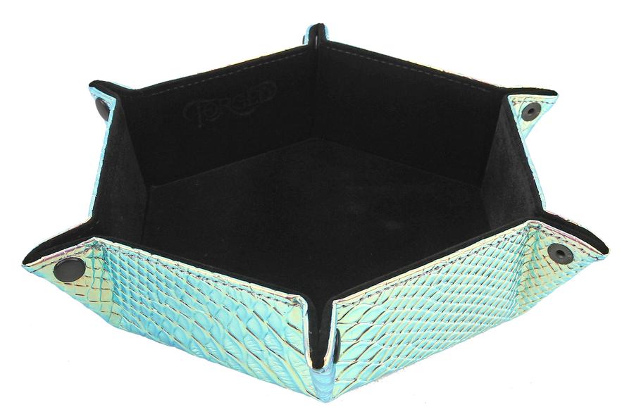 Forged Gaming Hexagon Snap Folding Dice Tray - Various Colors | Dragon's Lair Comics and Fantasy Houston TX