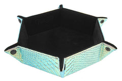 Forged Gaming Hexagon Snap Folding Dice Tray - Various Colors | Dragon's Lair Comics and Fantasy Houston TX
