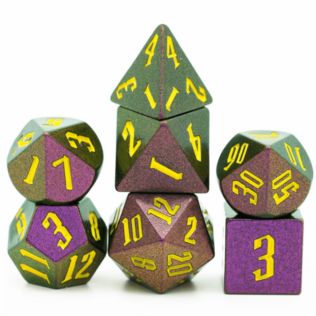Foam Brain Jumbo Color Shifting RPG Dice Set | Dragon's Lair Comics and Fantasy Houston TX
