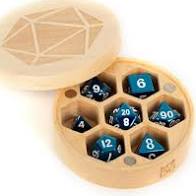 MDG Premium Wood Round Dice Case: Maple | Odin's Place
