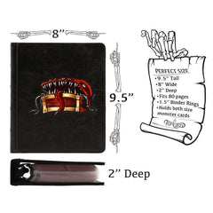 Forged Gaming: Curiosities Cache Mimic Edition Card Binder Black | Dragon's Lair Comics and Fantasy Houston TX