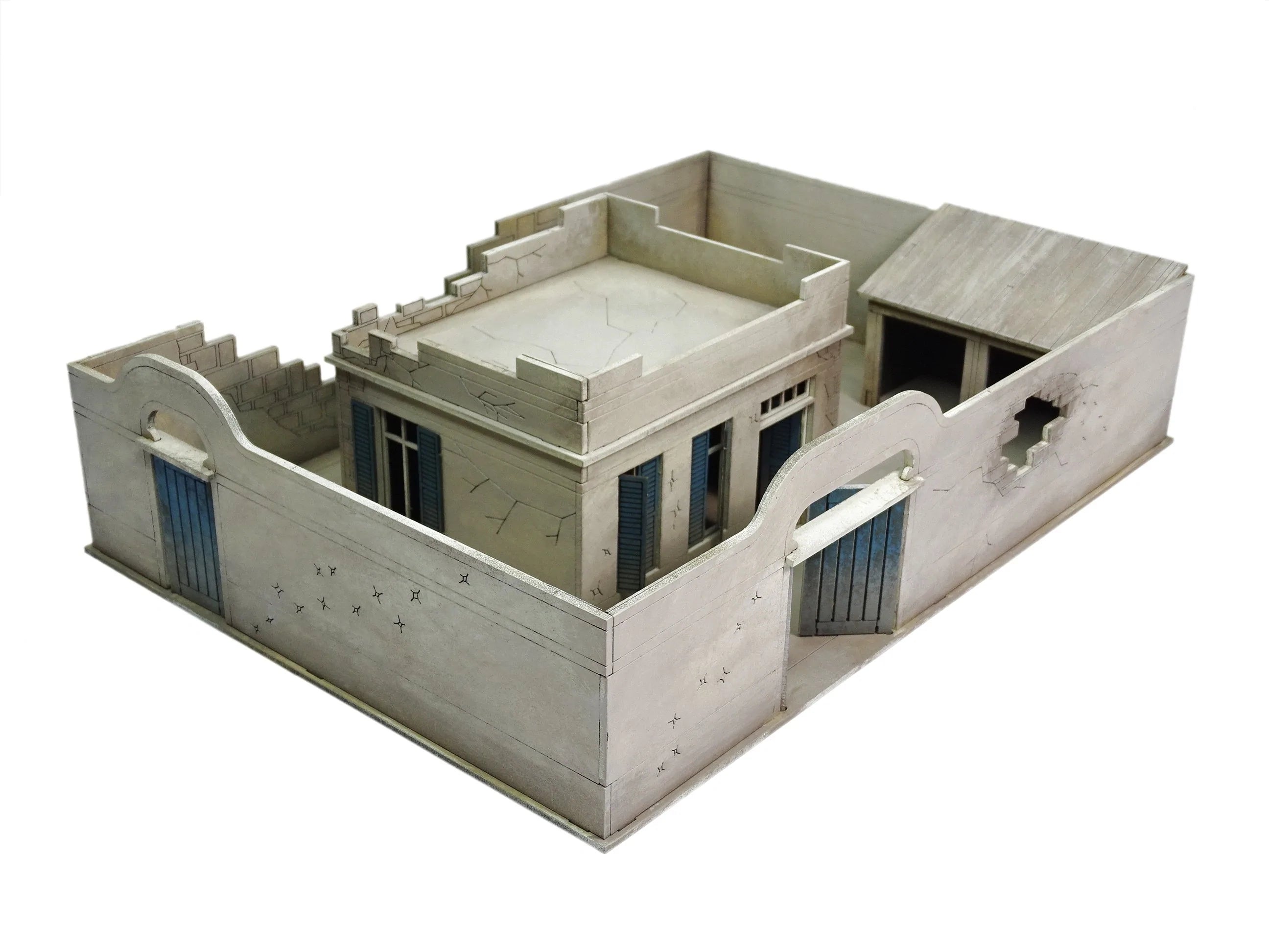 Bolt Action: North Africa Damaged Compound and House | Dragon's Lair Comics and Fantasy Houston TX