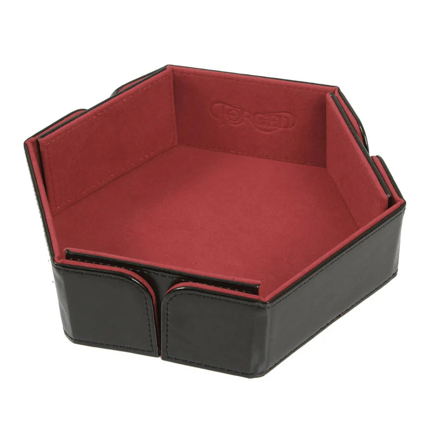 Forged Gaming Hexagon Magnetic Folding Dice Tray - Various Colors | Dragon's Lair Comics and Fantasy Houston TX