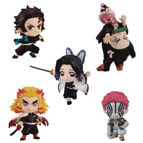 Bandai Shokugan Demon Slayer Kimetsu no Yaiba Adverge Motion 2 Minifigures (Set of 5) | Dragon's Lair Comics and Fantasy Houston TX