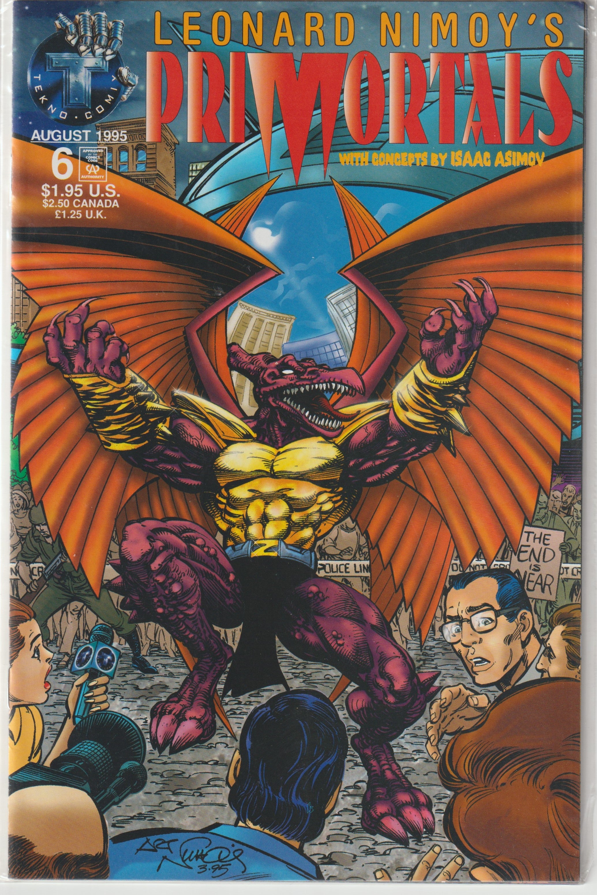 Leonard Nimoy's Primortals #6 (1995) | Odin's Place