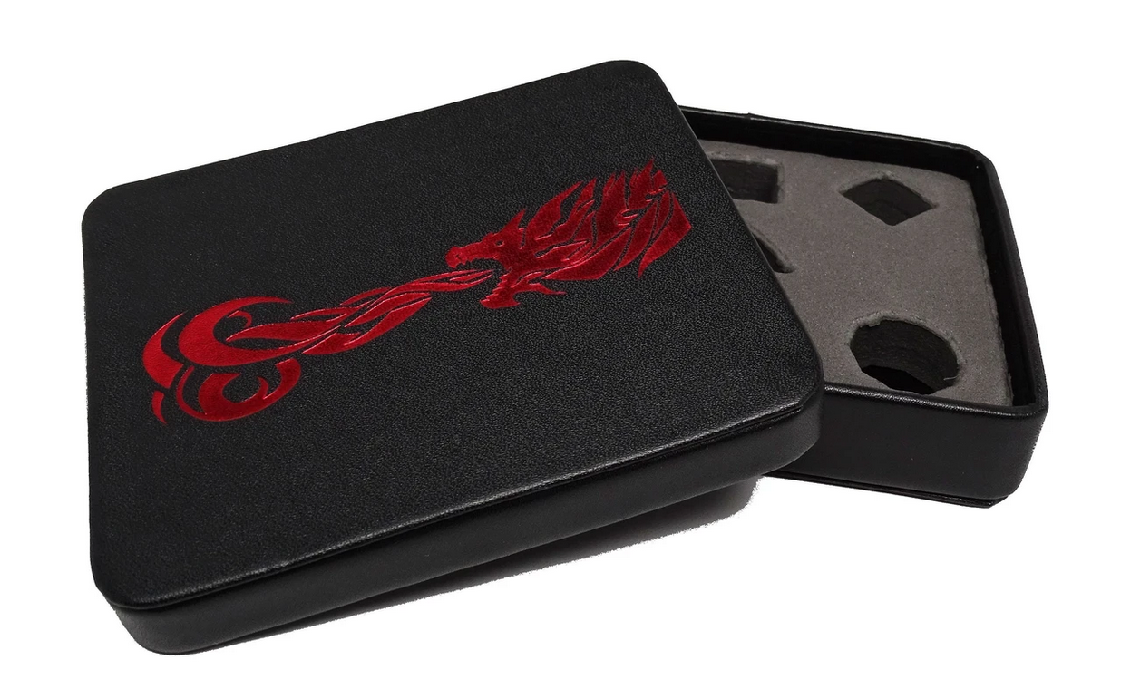 Easy Roller Dice Display and Storage Case - Red Dragon Design | Dragon's Lair Comics and Fantasy Houston TX