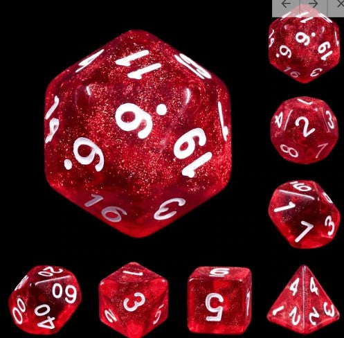 Foam Brain Rabbit's Eye 7 Dice Set | Dragon's Lair Comics and Fantasy Houston TX