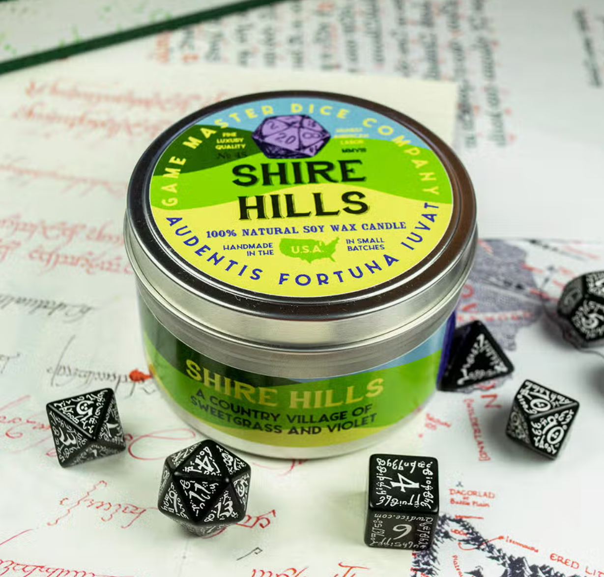 Game Master Dice RPG Candles Assorted Scents | Odin's Place