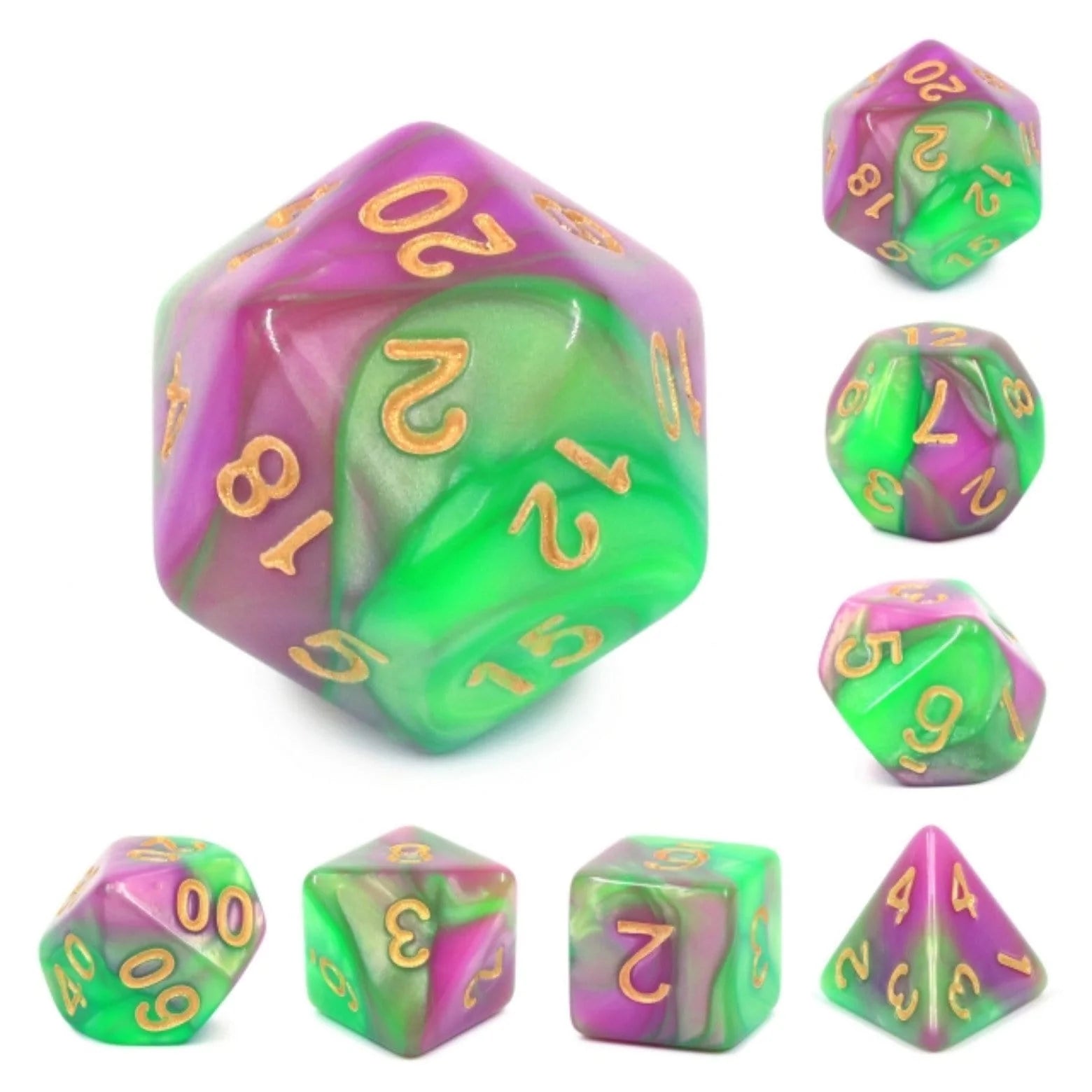Foam Brain Hocus Pocus Poly 7 Dice Set | Dragon's Lair Comics and Fantasy Houston TX