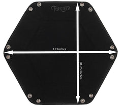 Forged Gaming Hexagon Snap Folding Dice Tray - Various Colors | Dragon's Lair Comics and Fantasy Houston TX