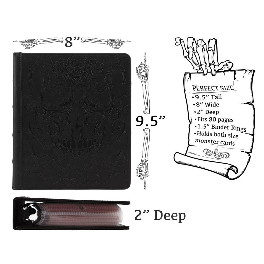 Forged Gaming: Curiosities Cache Card Binder Brown | Dragon's Lair Comics and Fantasy Houston TX