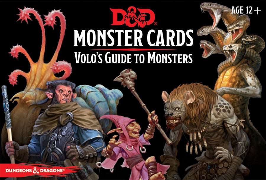 DNR - Dungeons and Dragons Monster Cards: Volo's Guide to Monsters | Dragon's Lair Comics and Fantasy Houston TX