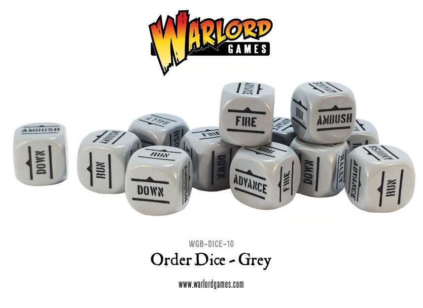 Bolt Action: Orders Dice (Grey) | Dragon's Lair Comics and Fantasy Houston TX