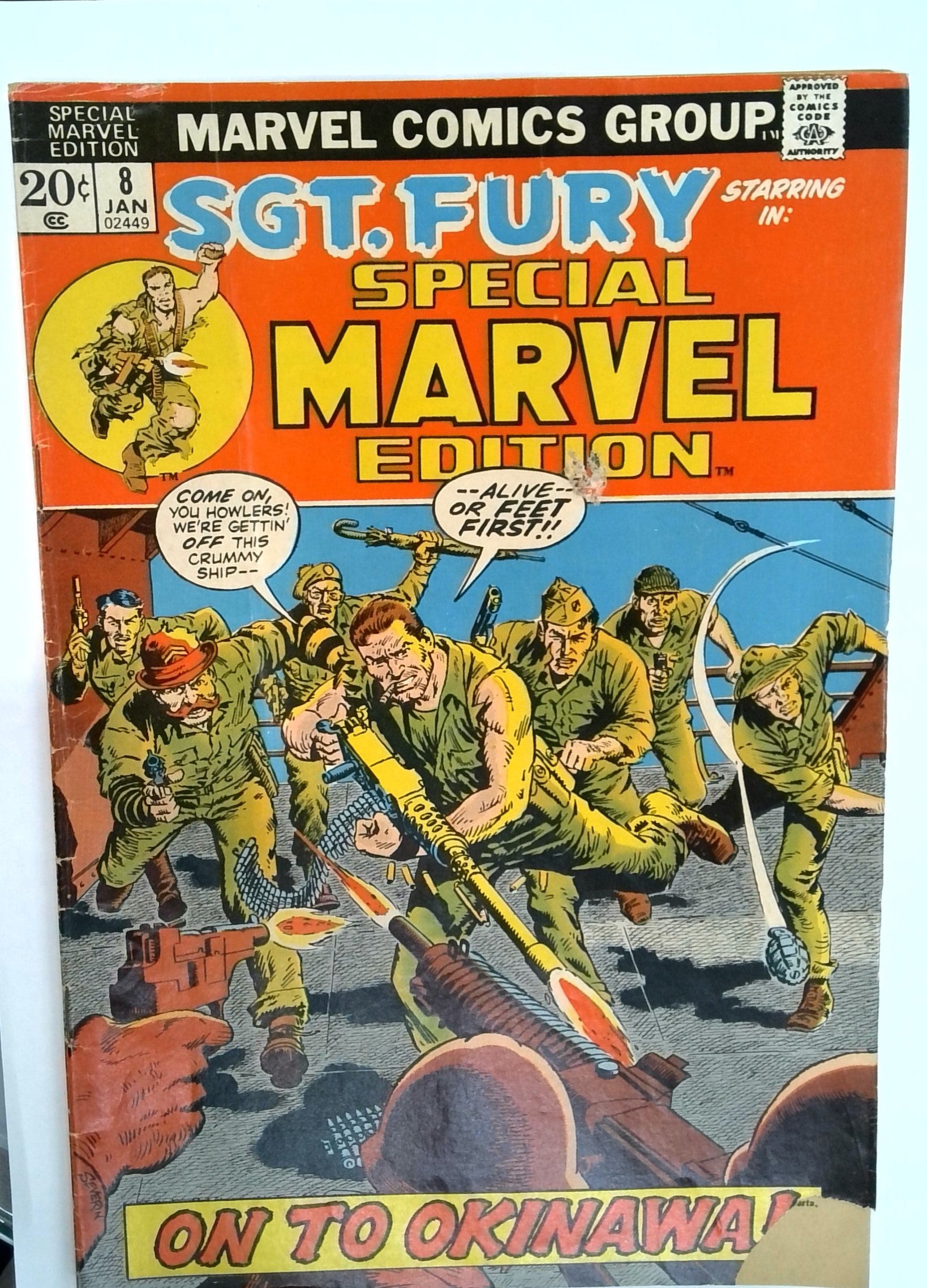Marvel Special Edition with Sergeant Fury #8 | Dragon's Lair Comics and Fantasy Houston TX