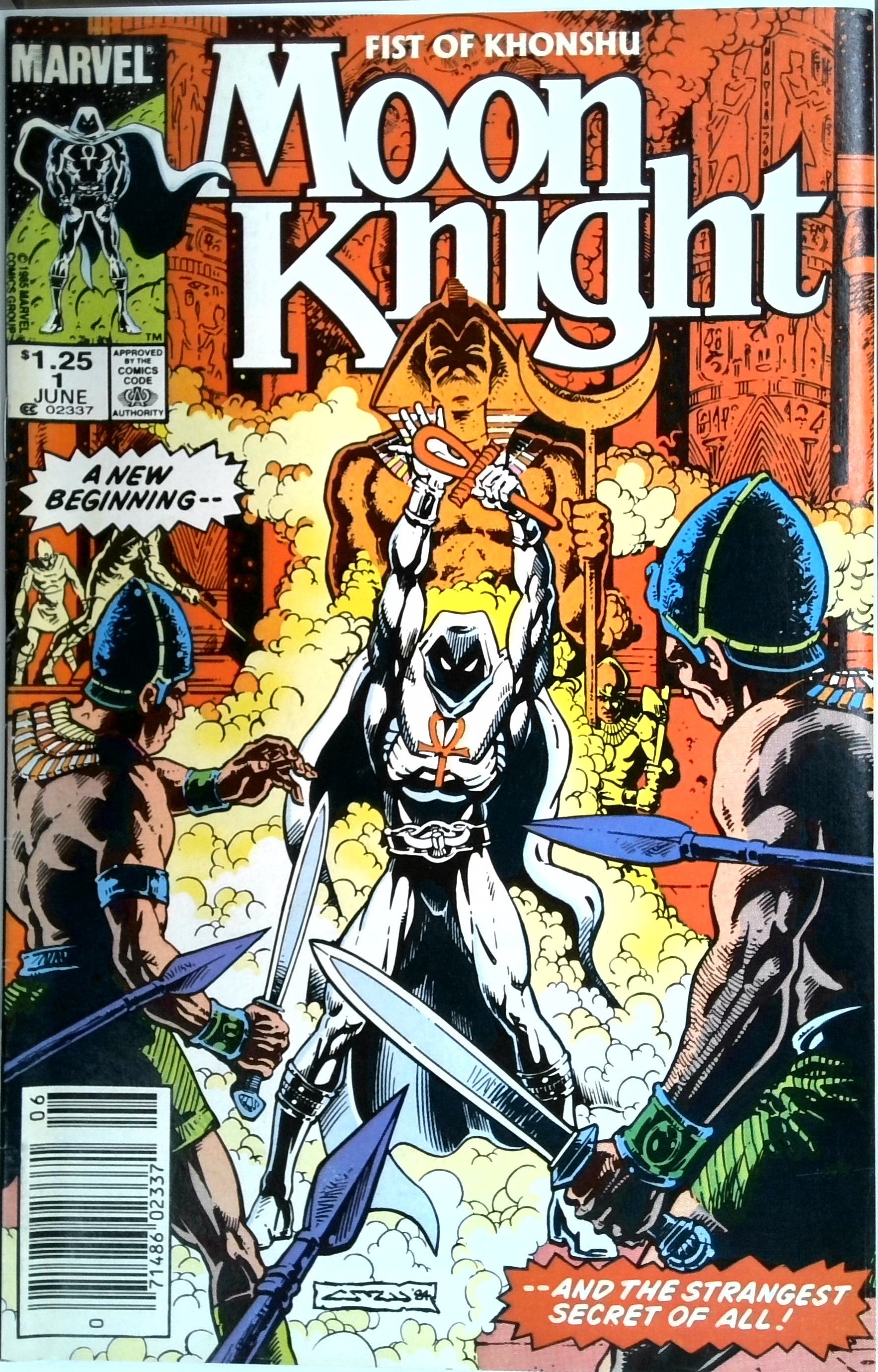 Moon Knight - Fist of Khonshu #1 (1985) | Dragon's Lair Comics and Fantasy Houston TX