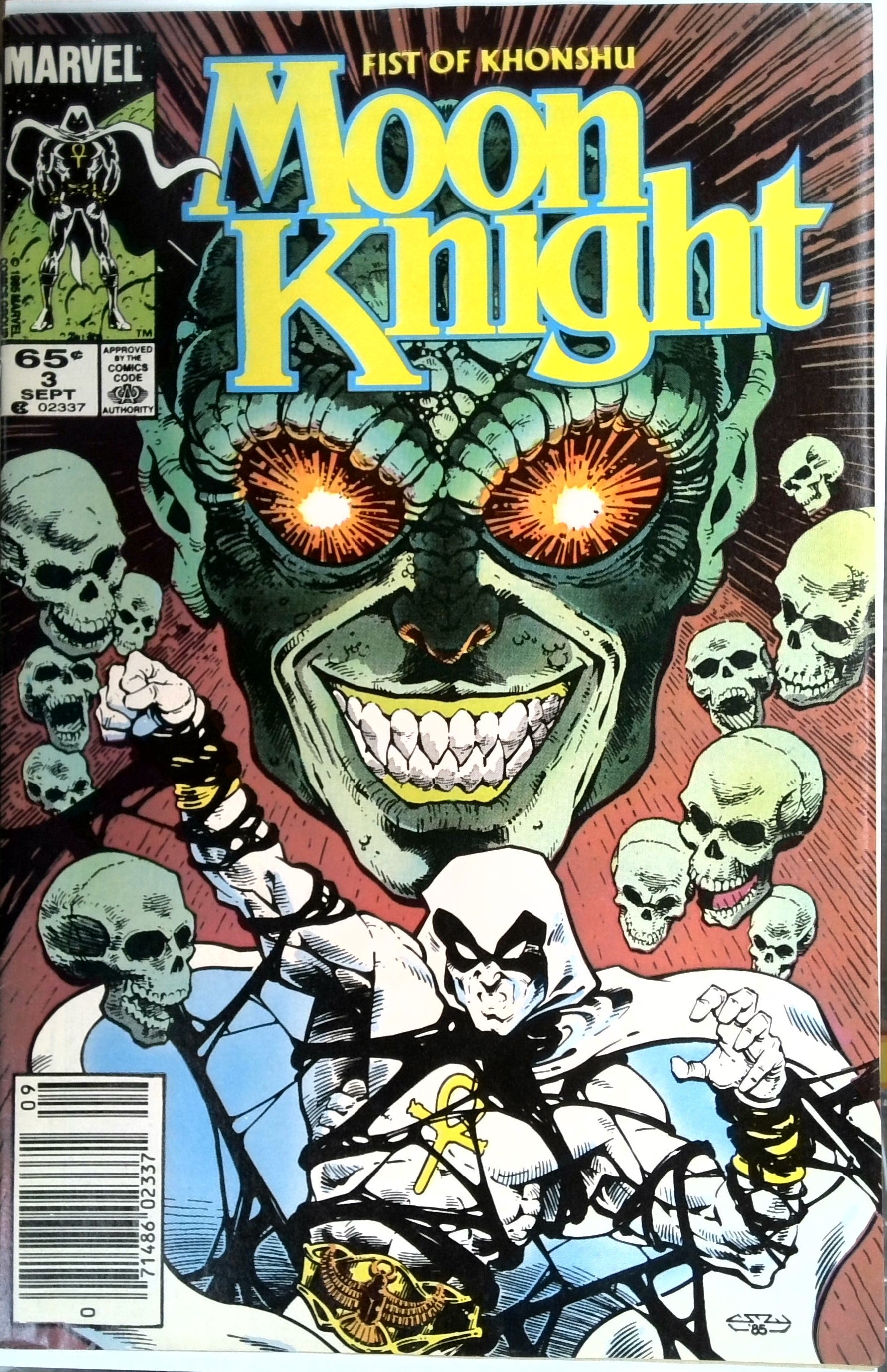 Moon Knight - Fist of Khonshu #3 (1985) | Dragon's Lair Comics and Fantasy Houston TX