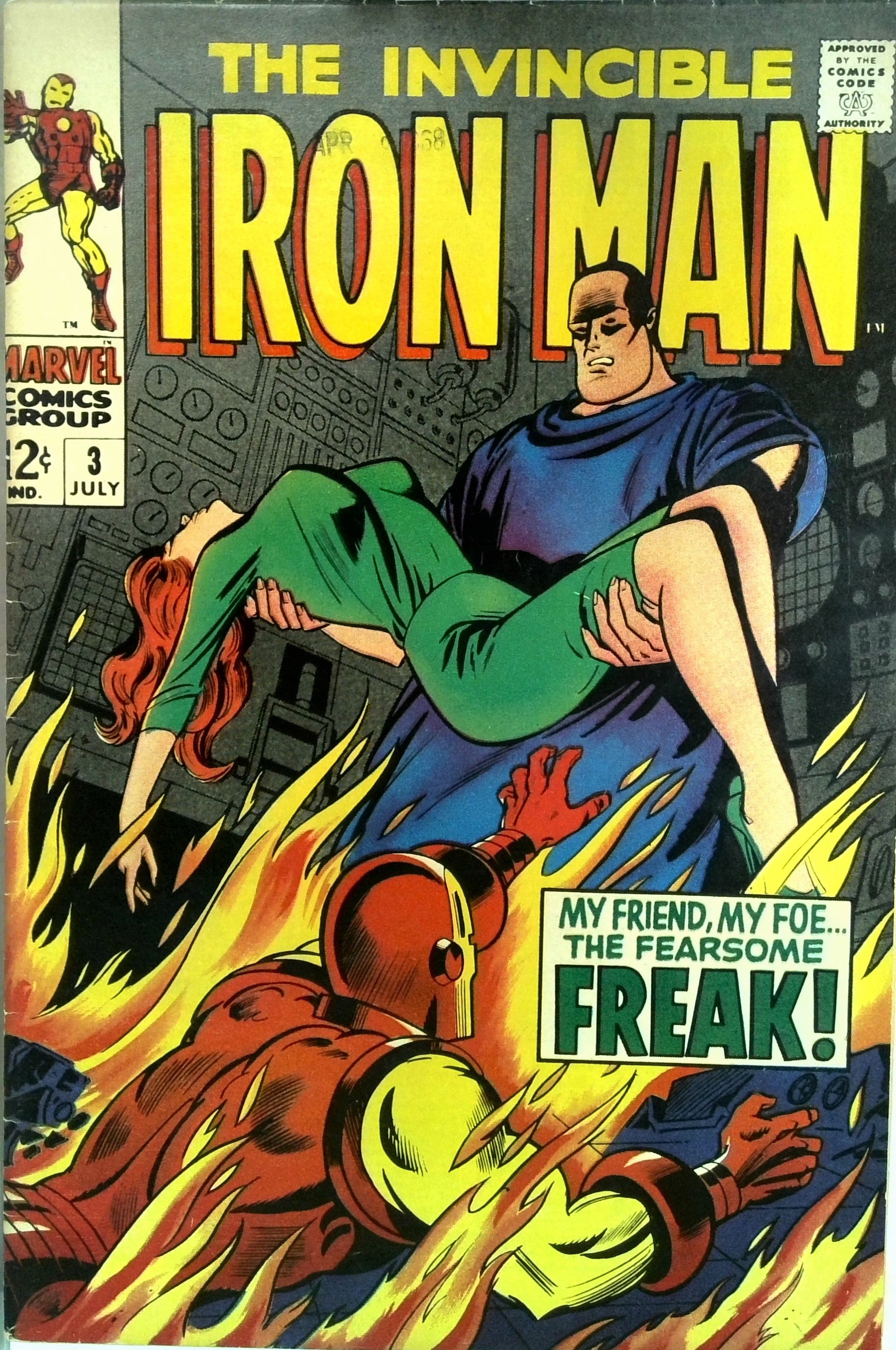Invincible Iron Man #3 (1968) | Dragon's Lair Comics and Fantasy Houston TX