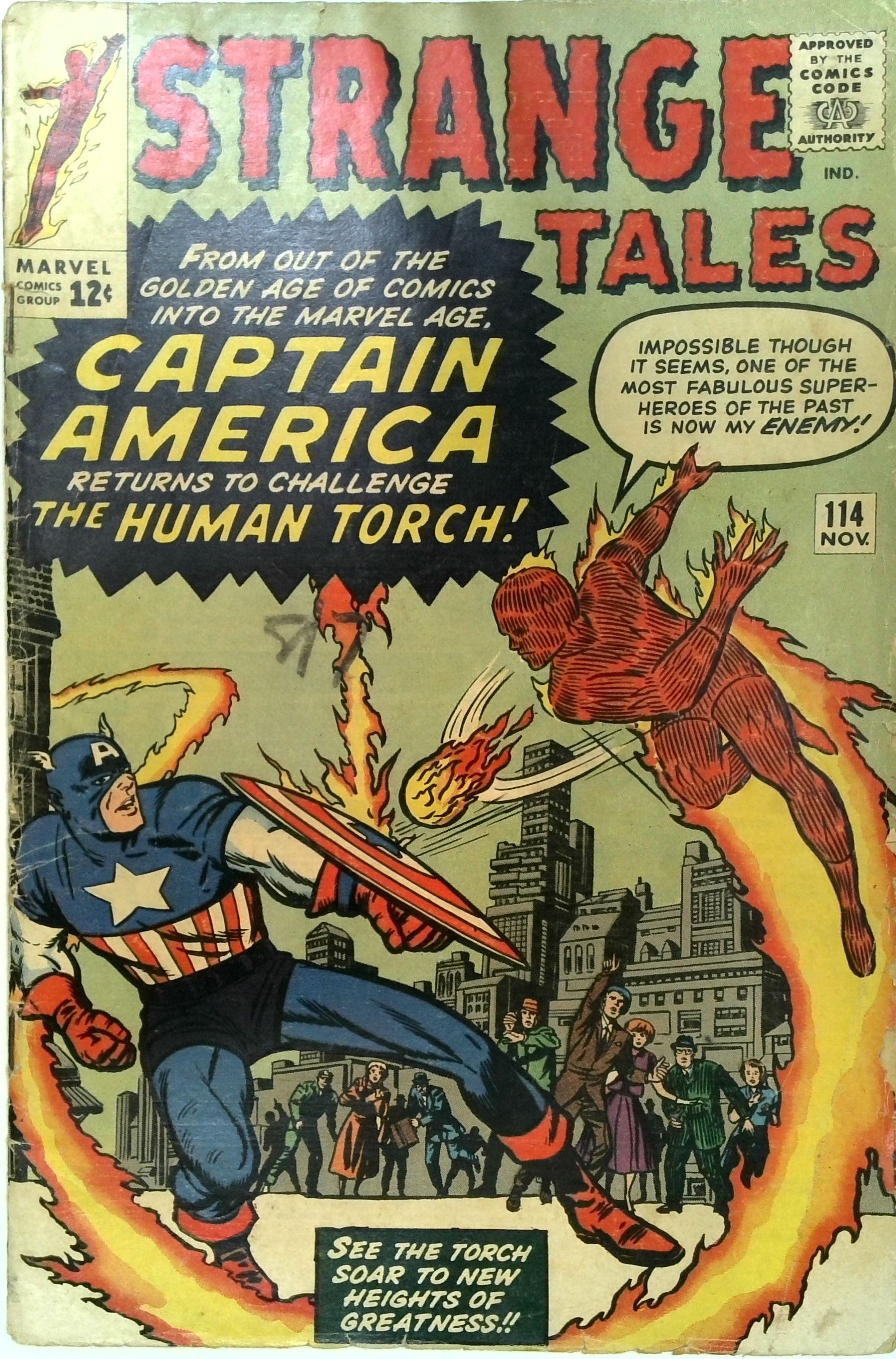Strange Tales #114 (1963) | Dragon's Lair Comics and Fantasy Houston TX