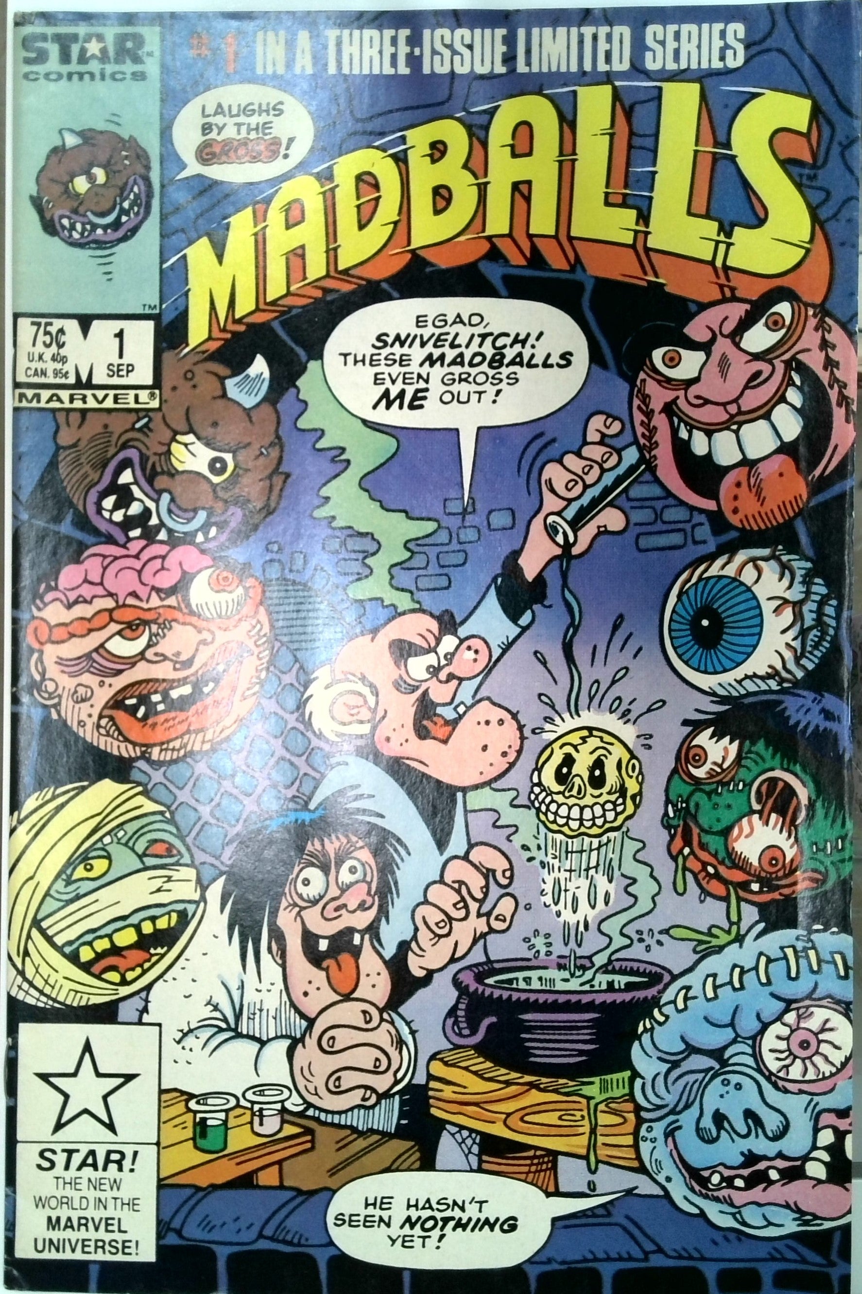 Madballs #1 (1986) | Dragon's Lair Comics and Fantasy Houston TX