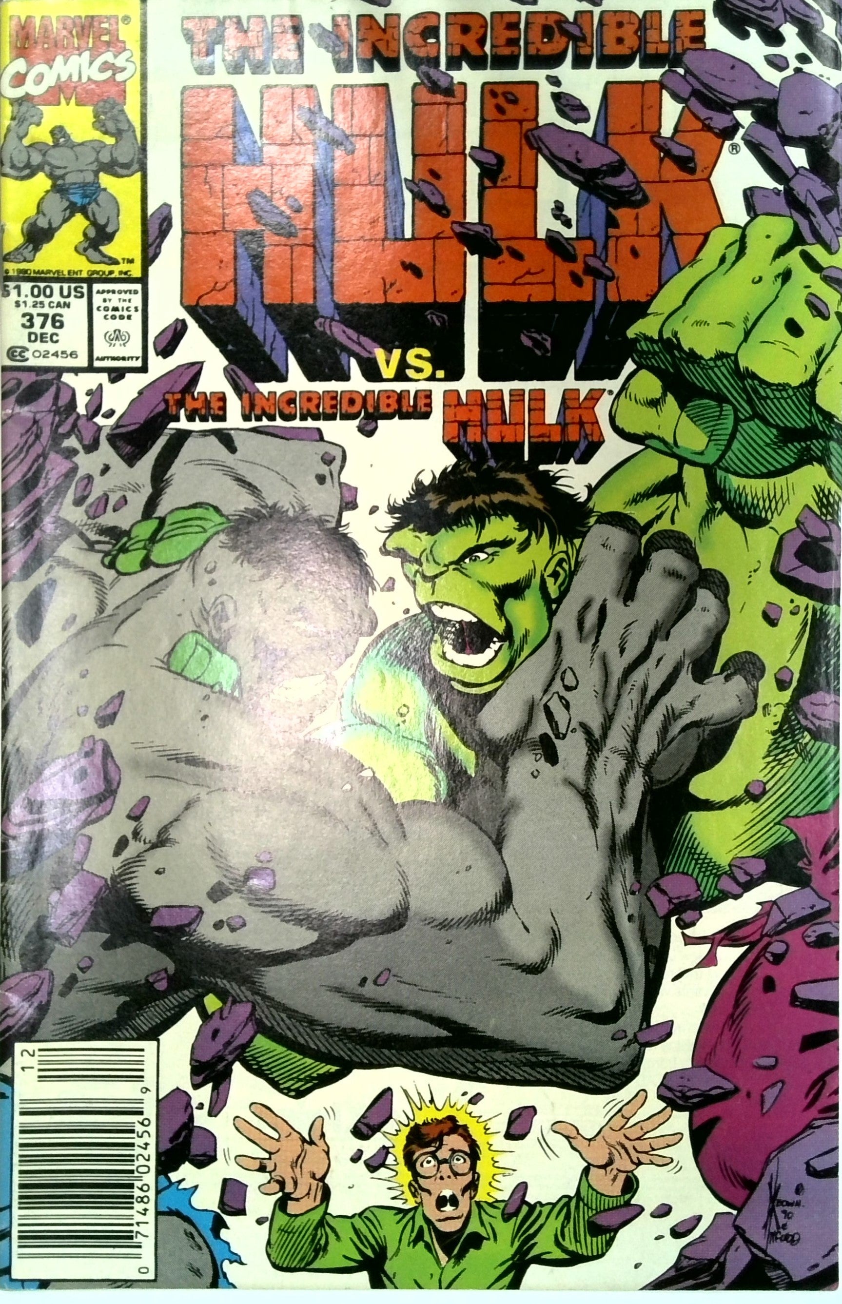 Incredible Hulk #376 (1990) | Dragon's Lair Comics and Fantasy Houston TX