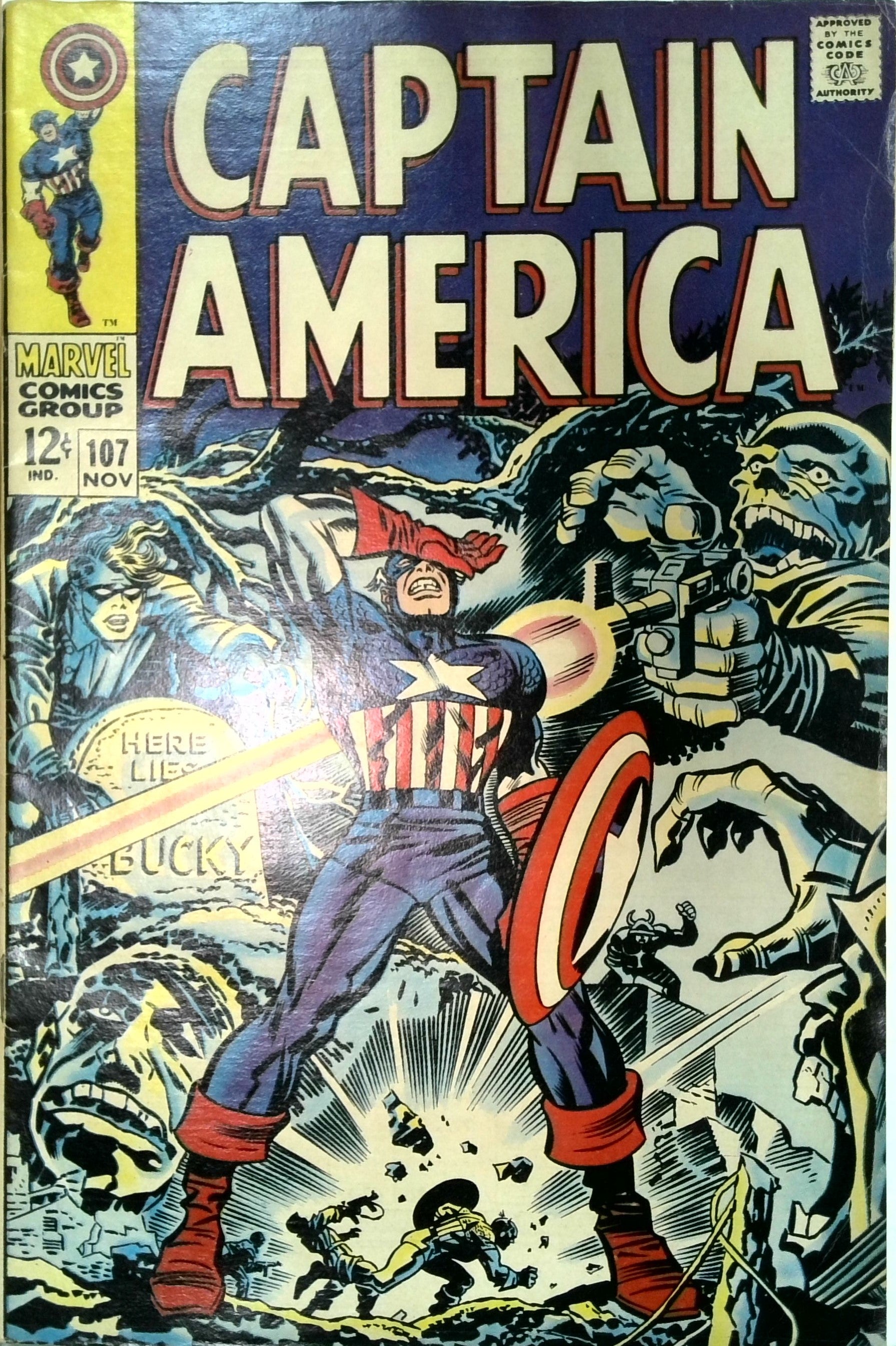 Captain America #107 (1968) | Dragon's Lair Comics and Fantasy Houston TX