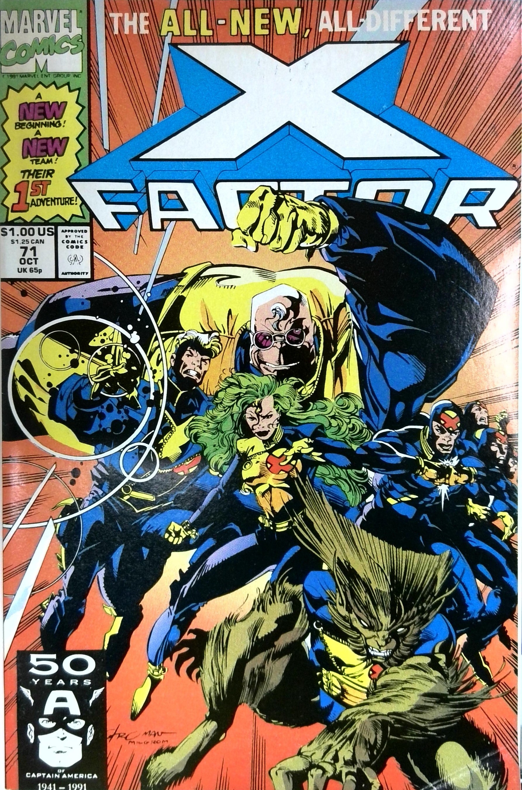 X Factor #71 (1991) | Dragon's Lair Comics and Fantasy Houston TX