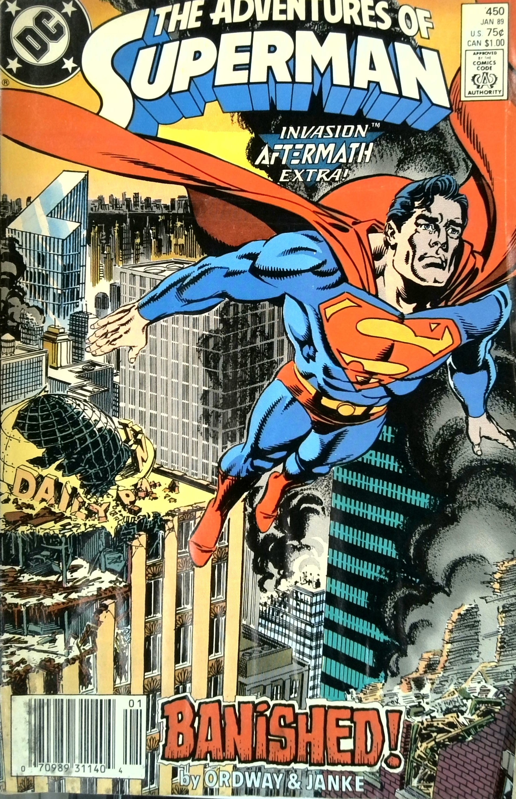 Adventures of Superman #450 (1988) | Dragon's Lair Comics and Fantasy Houston TX