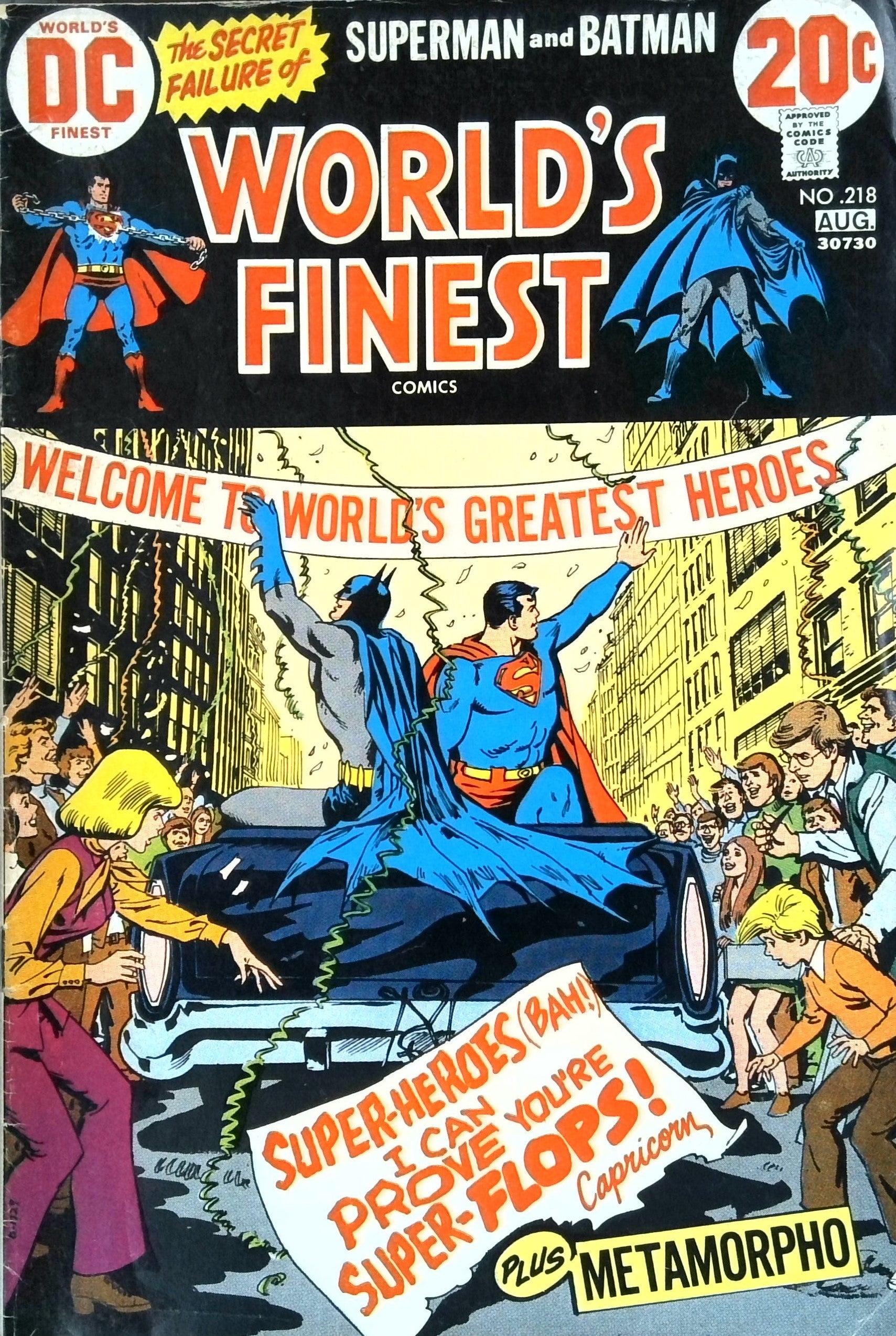 World's Finest #218 (1973) | Dragon's Lair Comics and Fantasy Houston TX