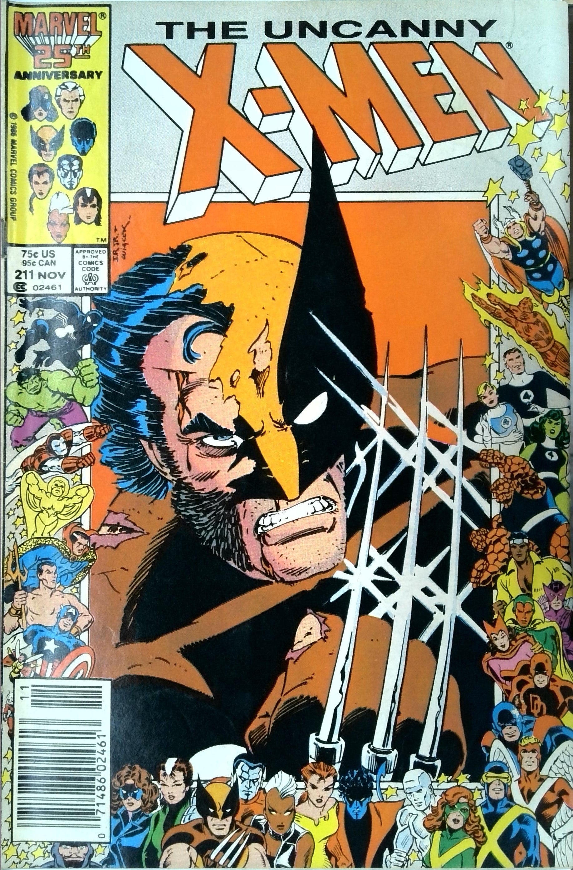 Uncanny X-men #211 (1986) | Dragon's Lair Comics and Fantasy Houston TX