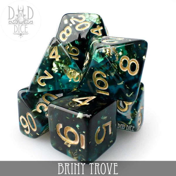 DND Dice Poly 7 Dice Set: Briny Trove | Dragon's Lair Comics and Fantasy Houston TX