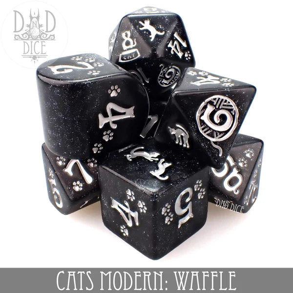 DND Dice Cats Modern: Waffle Dice | Dragon's Lair Comics and Fantasy Houston TX