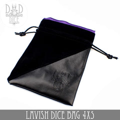 DND Dice Lavish Dice Bag Small - Assorted Colors | Odin's Place