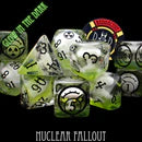 DND Dice 11 Dice Set: Nuclear Fallout | Dragon's Lair Comics and Fantasy Houston TX