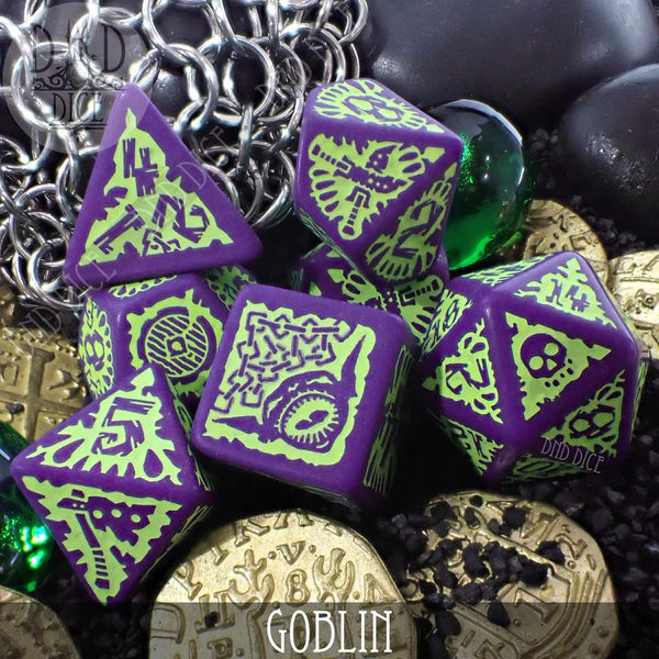 Paizo Pathfinder RPG Poly 7 Dice Set: Goblin Dice | Dragon's Lair Comics and Fantasy Houston TX