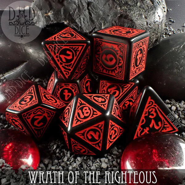 Paizo Pathfinder RPG Poly 7 Dice Set: Wrath of the Righteous | Dragon's Lair Comics and Fantasy Houston TX