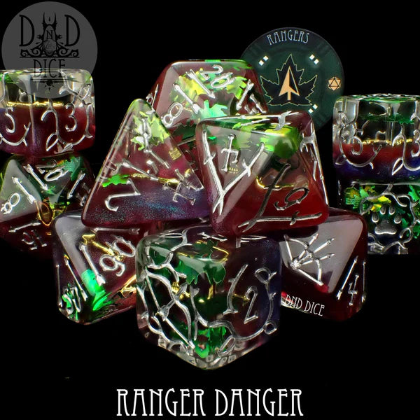 DND Dice 11 Dice Set: Ranger Danger | Dragon's Lair Comics and Fantasy Houston TX