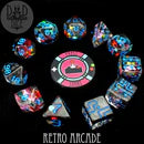 DND Dice 11 Dice Set: Retro Arcade | Dragon's Lair Comics and Fantasy Houston TX