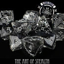 DND Dice 11 Dice Set: Art of Stealth | Dragon's Lair Comics and Fantasy Houston TX