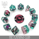 DND Dice 11 Dice Set: The Flamingo Club | Dragon's Lair Comics and Fantasy Houston TX
