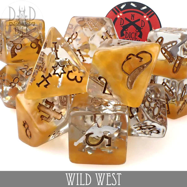 DND Dice 11 Dice Set: Wild West | Dragon's Lair Comics and Fantasy Houston TX