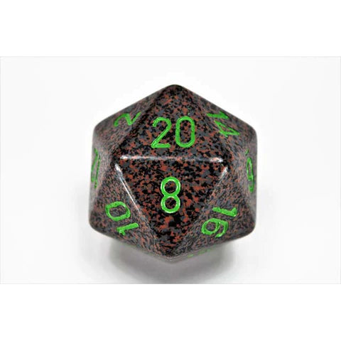 Chessex d20 34mm Speckled Earth | Dragon's Lair Comics and Fantasy Houston TX