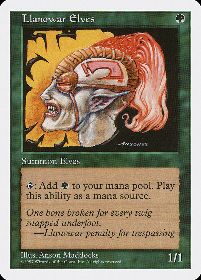 Llanowar Elves [Fifth Edition] | Dragon's Lair Comics and Fantasy Houston TX