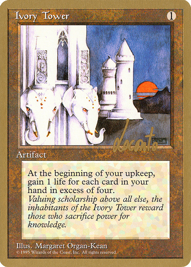Ivory Tower (Michael Loconto) [Pro Tour Collector Set] | Dragon's Lair Comics and Fantasy Houston TX