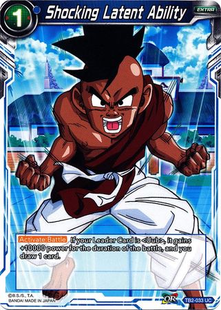 Shocking Latent Ability (TB2-033) [World Martial Arts Tournament] | Dragon's Lair Comics and Fantasy Houston TX